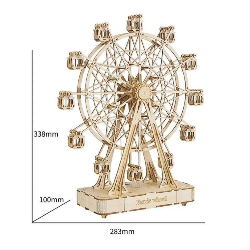Rolife Ferris Wheel 3D Wooden Puzzle Music Box