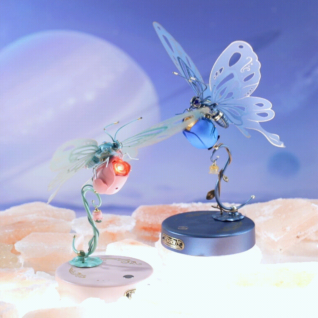 ROKR Butterfly (Blue) Model DIY 3D Puzzle