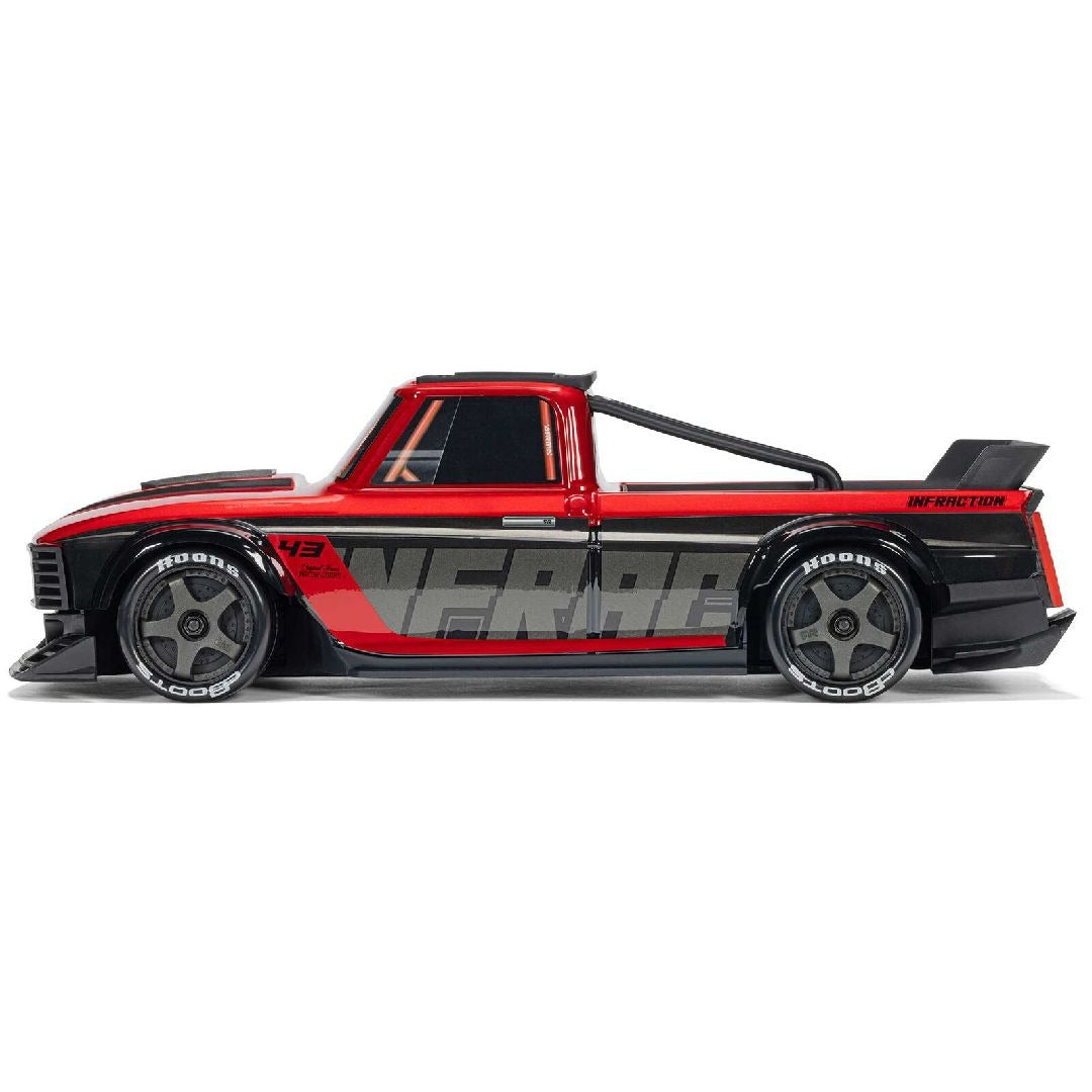 Arrma 1/12 INFRACTION GROM 3S 4X4 Brushless RTR - Red/Black
