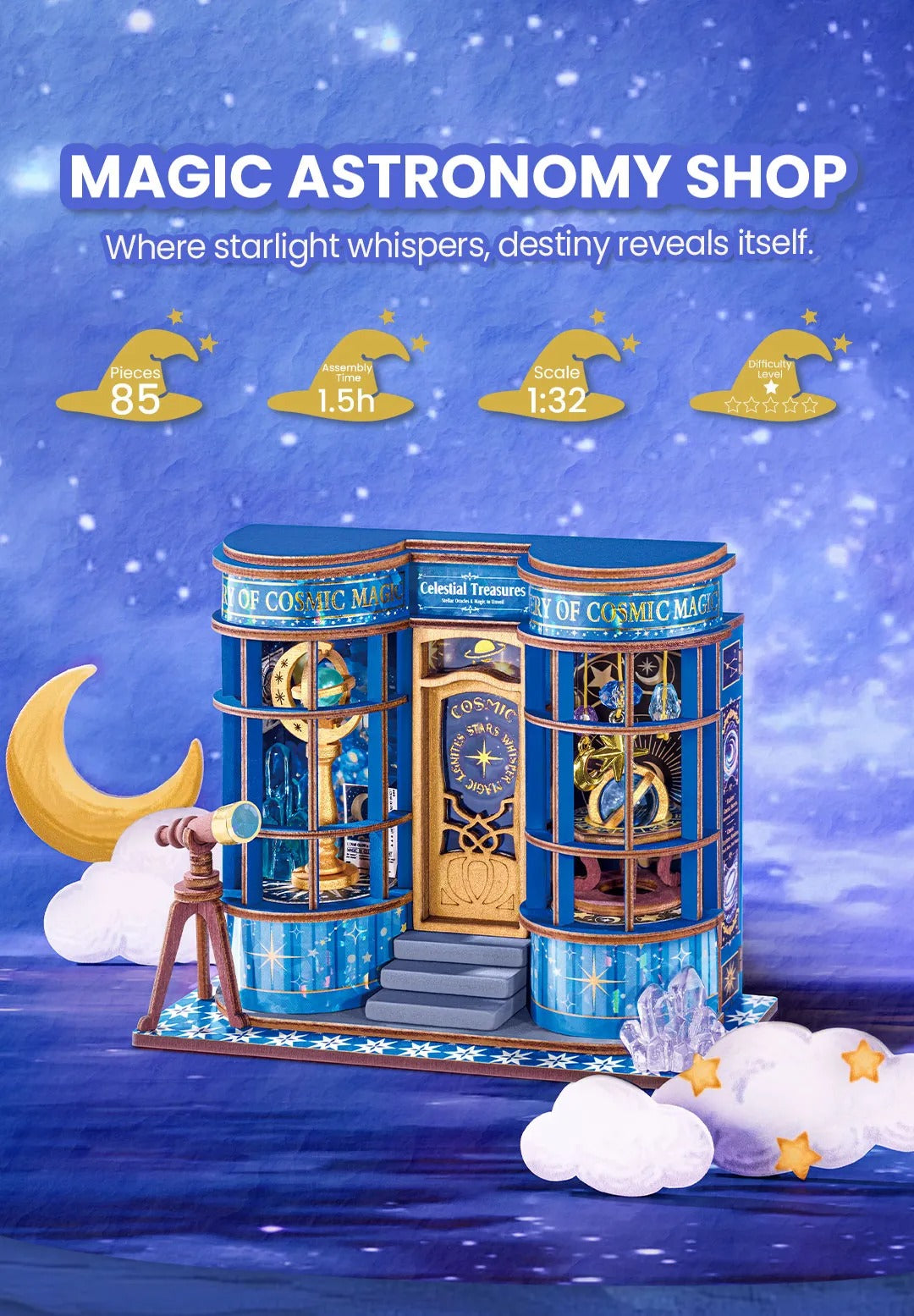 Rolife DIY Miniature House - Magic Astronomy Shop DS048