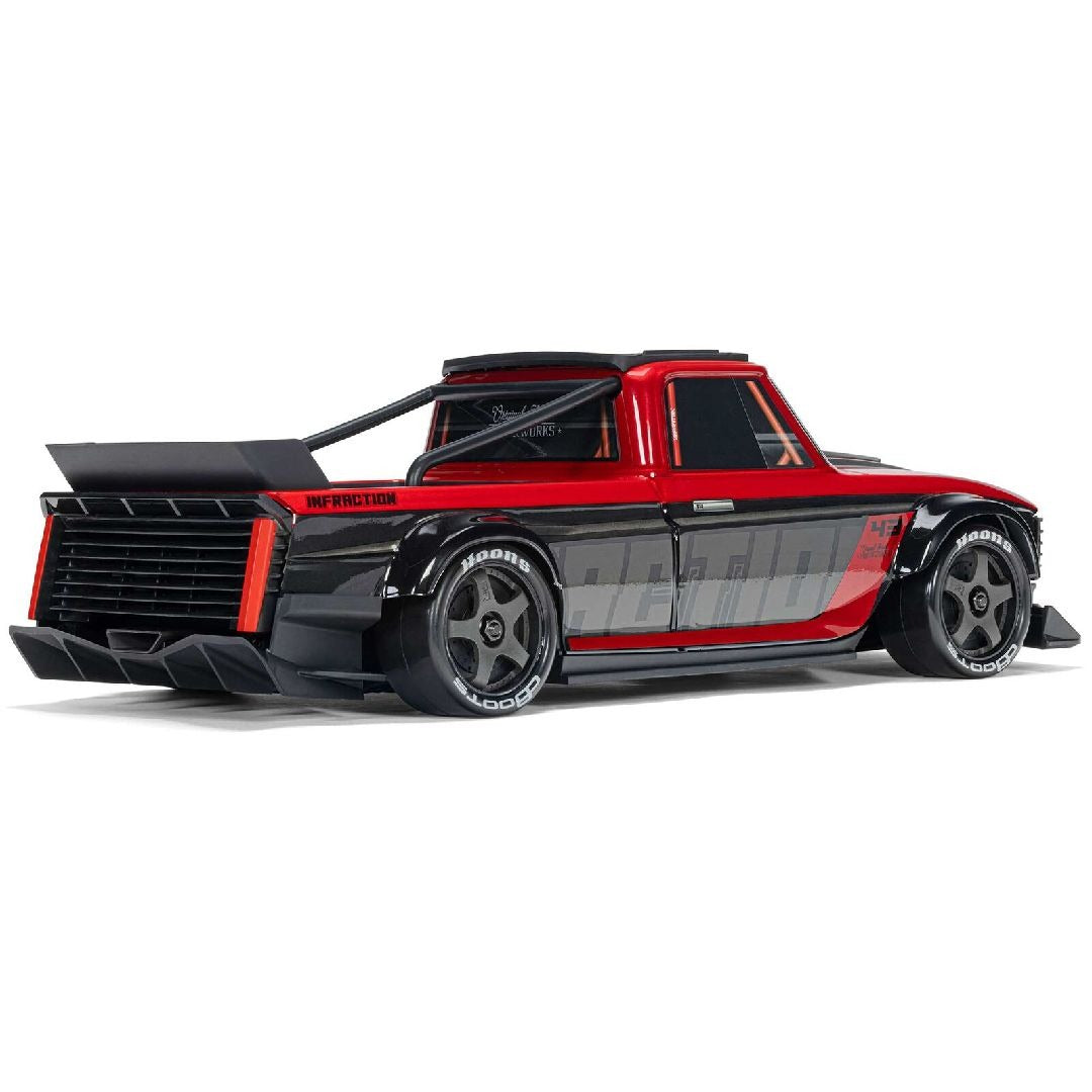 Arrma 1/12 INFRACTION GROM 3S 4X4 Brushless RTR - Red/Black