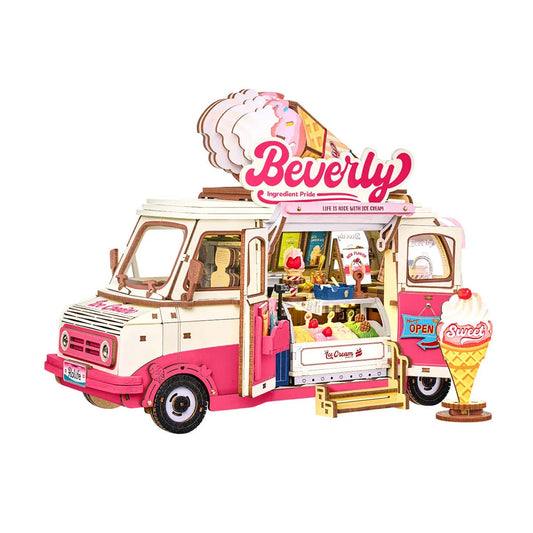 Rolife 3D Wooden Puzzle - Beverly's Ice Cream Truck TGS06