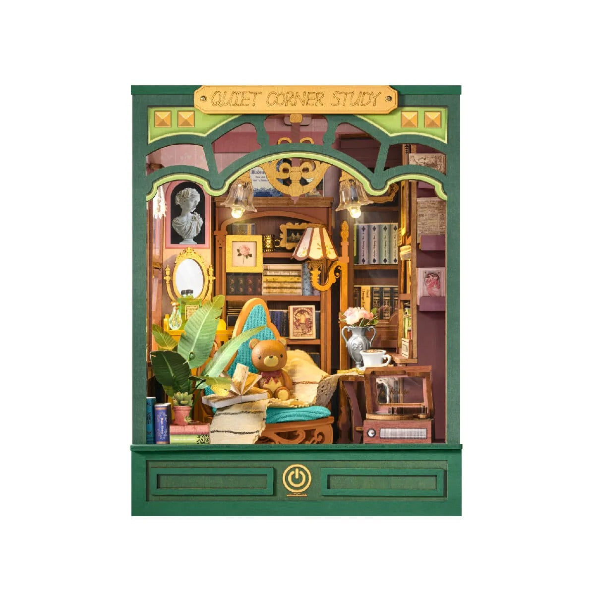 Rolife DIY Book Nook Kit - Quiet Corner Study TGE03