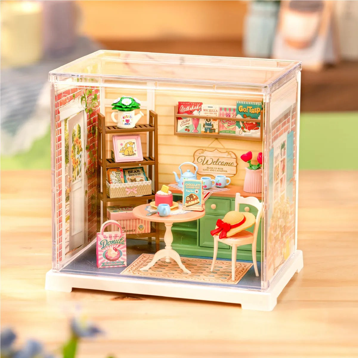 Rolife Sunshine Sip Porch Mini Super Creator DIY Miniature House DWS07B