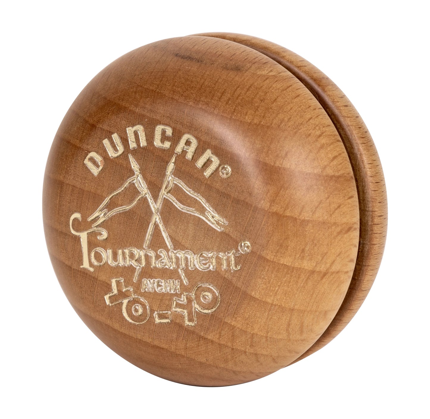 Wooden Crossed Flags Tournament Yo-Yo