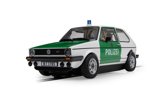 Scalextric C4572 Volkswagen Golf Mk1 - Polizei Slot car SCA4572