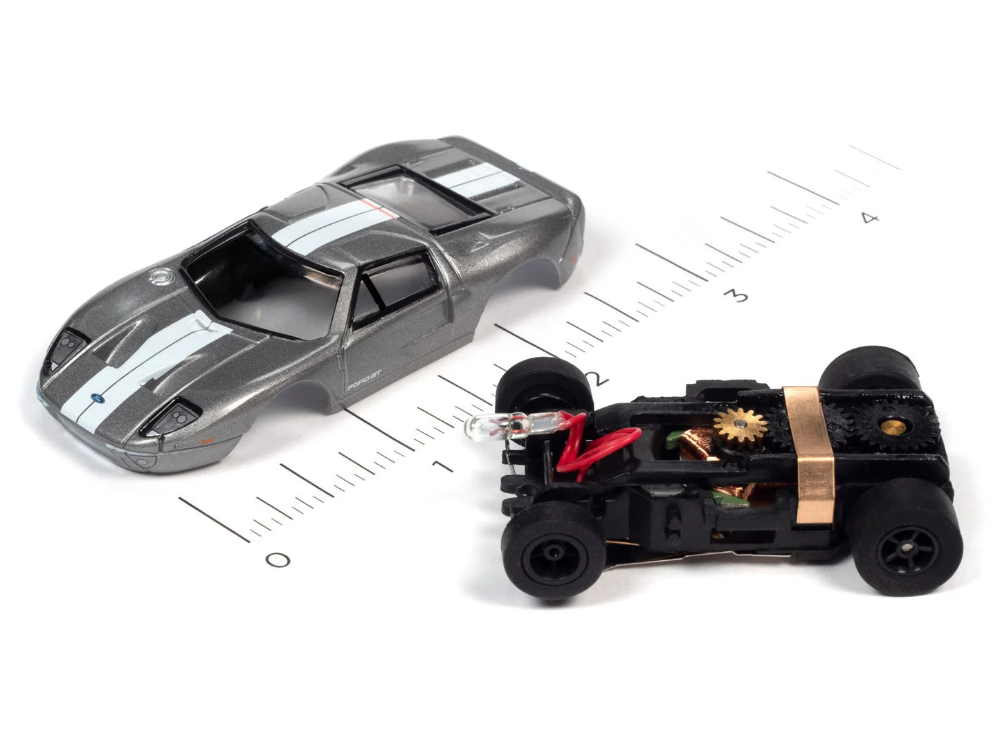 Flamethrower - X-Traction - 2005 FORD GT Sliver Slot Car