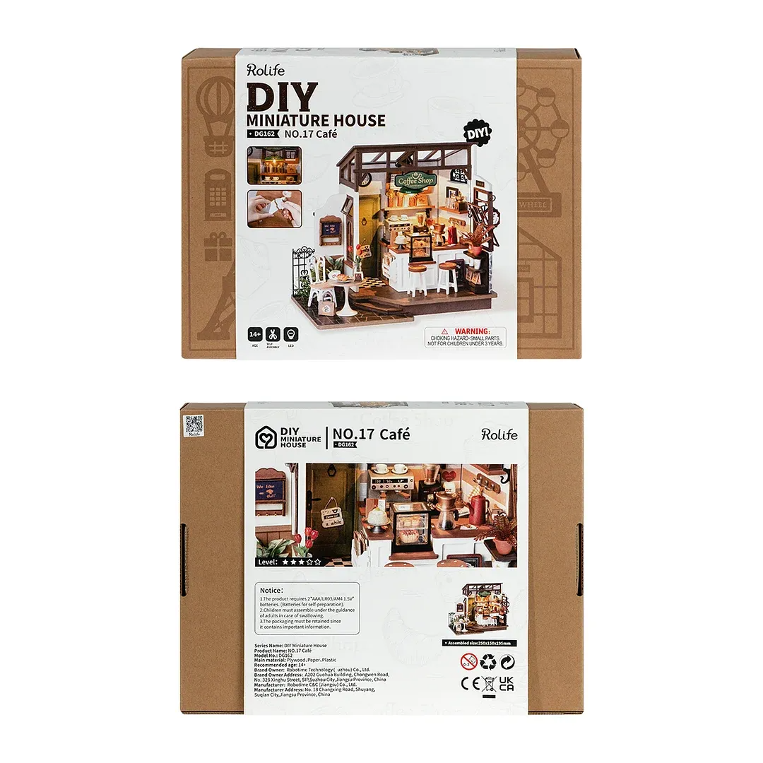 Rolife DIY Miniature House - Slow Life Cafe DG162