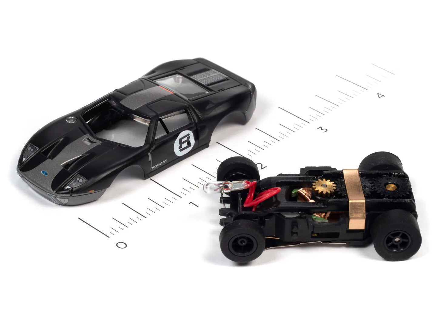 Flamethrower - X-Traction - 2005 FORD GT Black Slot Car