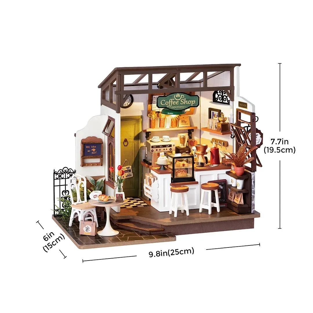 Rolife DIY Miniature House - Slow Life Cafe DG162