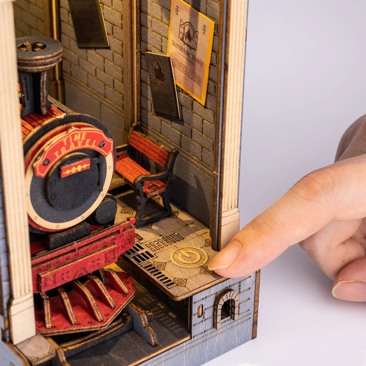 Rolife Time Travel DIY Book Nook Shelf Insert
