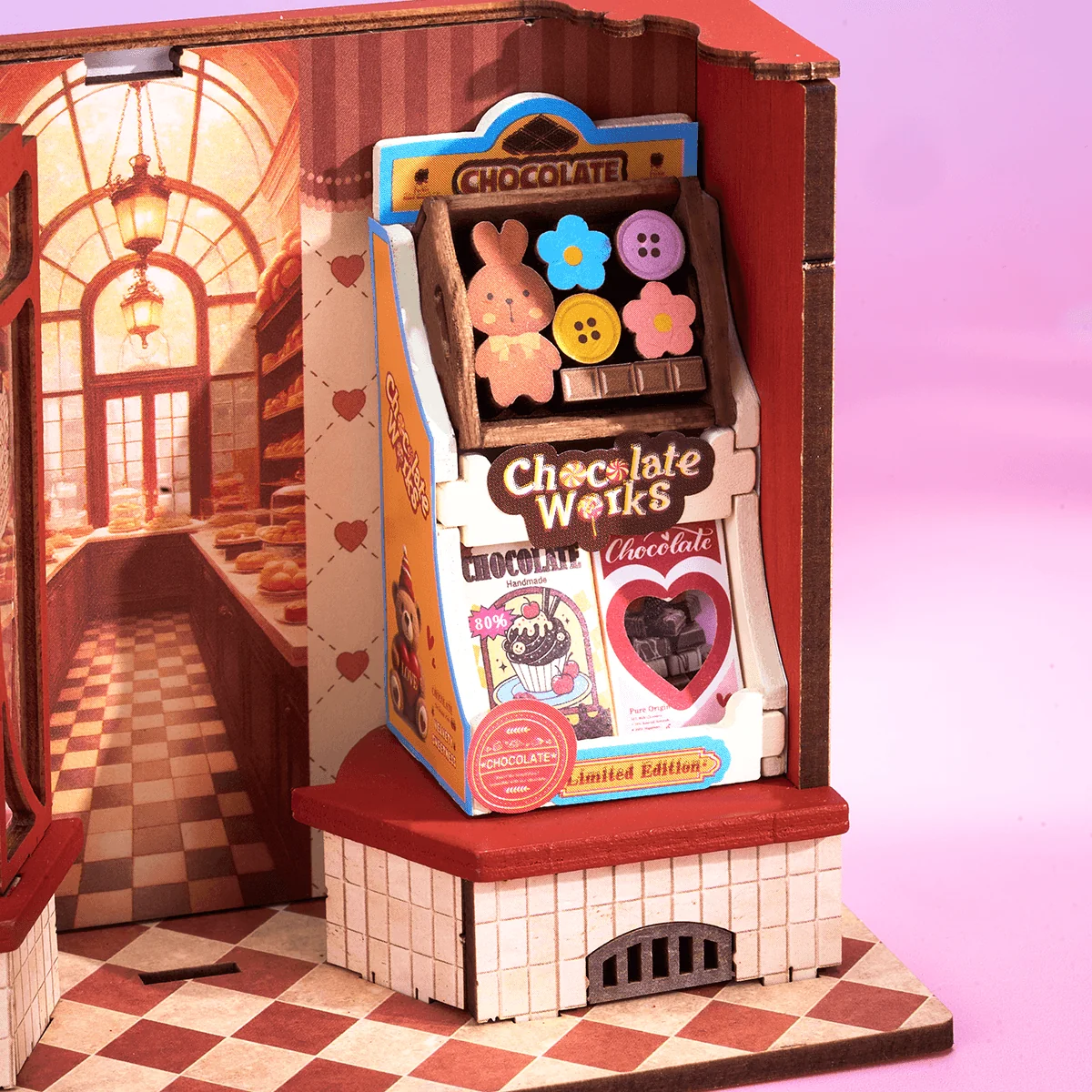 Rolife Sweet Chocolate Shop DIY Miniature House DS046