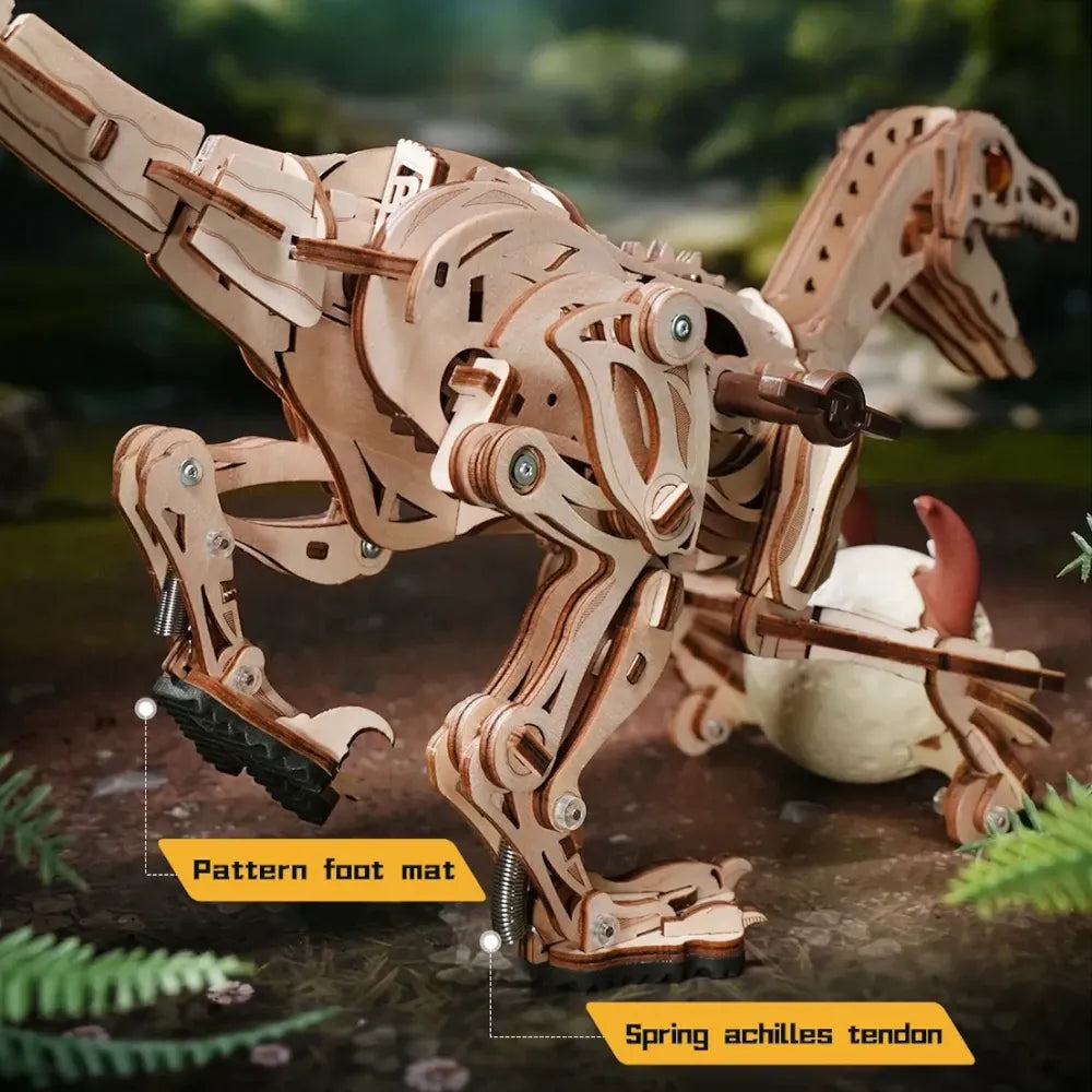 ROKR Velociraptor 3D Wooden Puzzle LD01