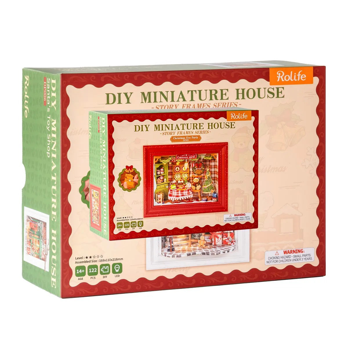Rolife Christmas Eve Party 3D Wooden Puzzle