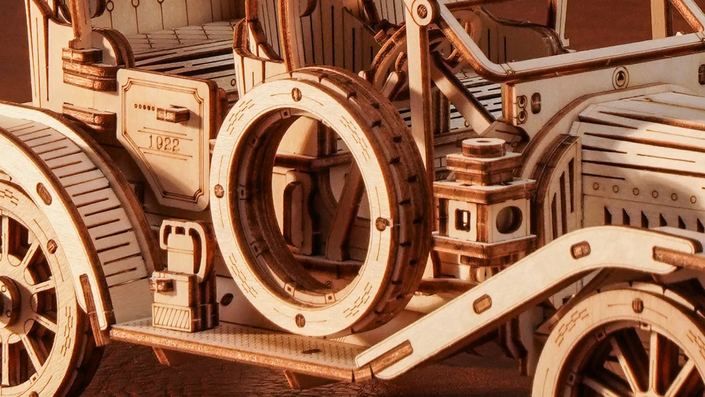 ROKR Vintage Car 3D Wooden Puzzle