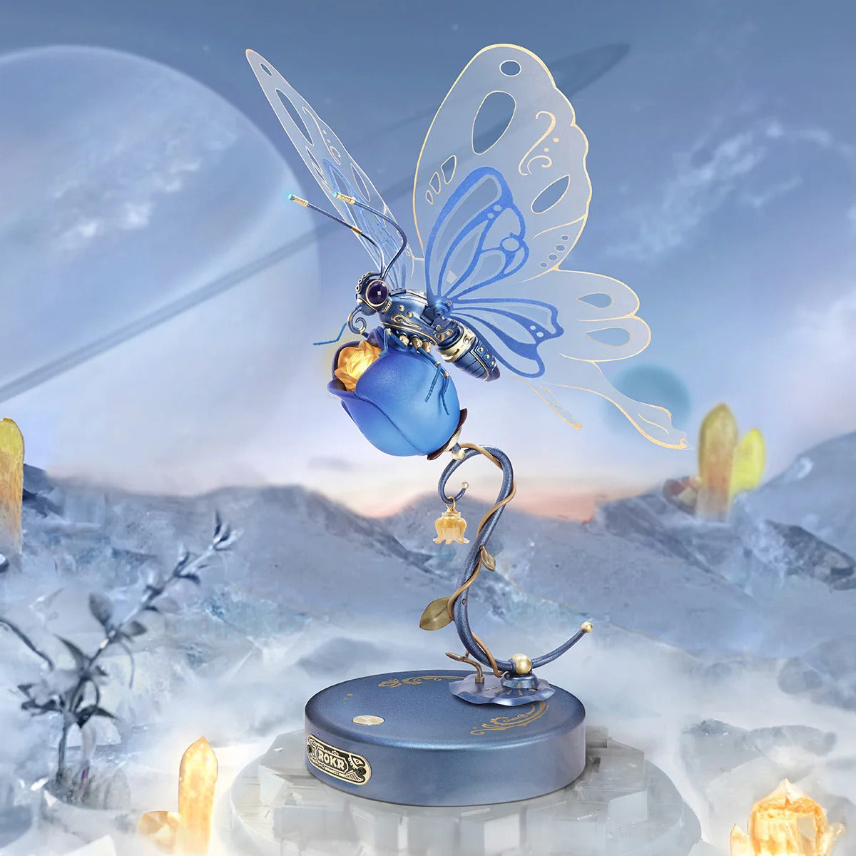 ROKR Butterfly (Blue) Model DIY 3D Puzzle