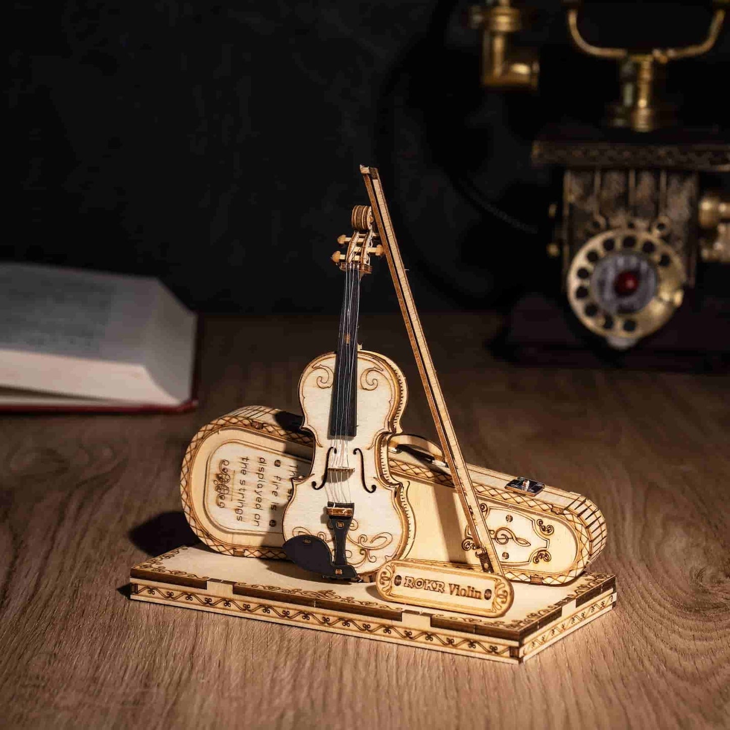 ROKR Violin Capriccio Model 3D Wooden Puzzle