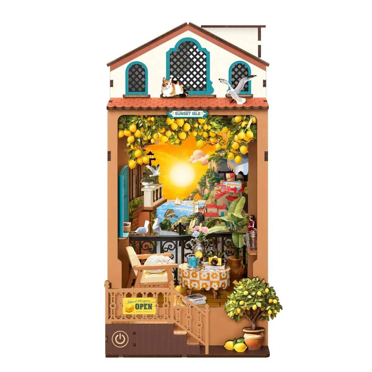 Rolife DIY Book Nook Kit - Sunset Isle TGB18
