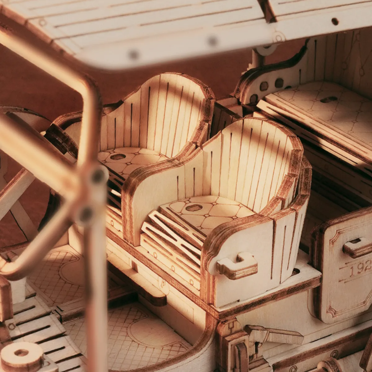 ROKR Vintage Car 3D Wooden Puzzle