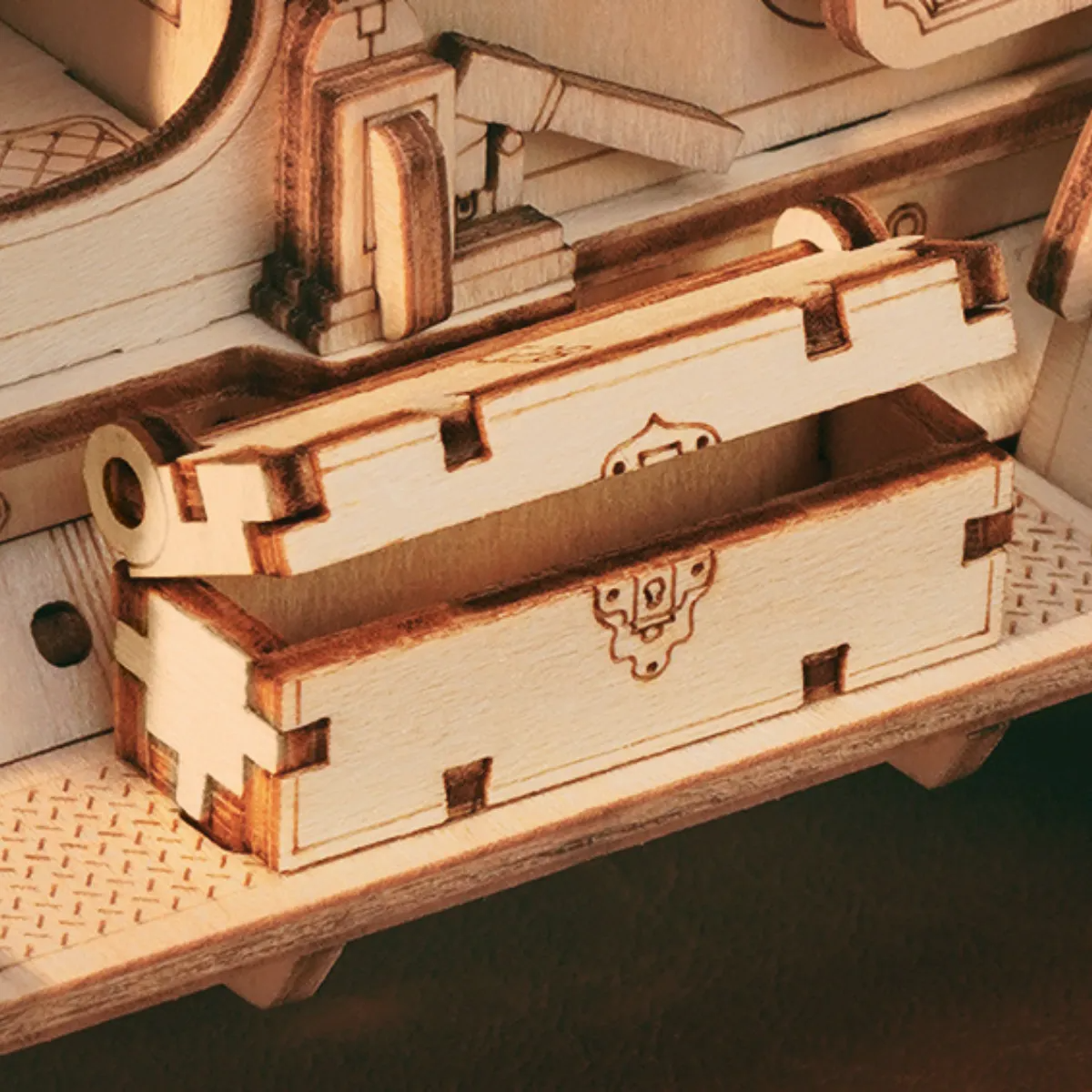 ROKR Vintage Car 3D Wooden Puzzle