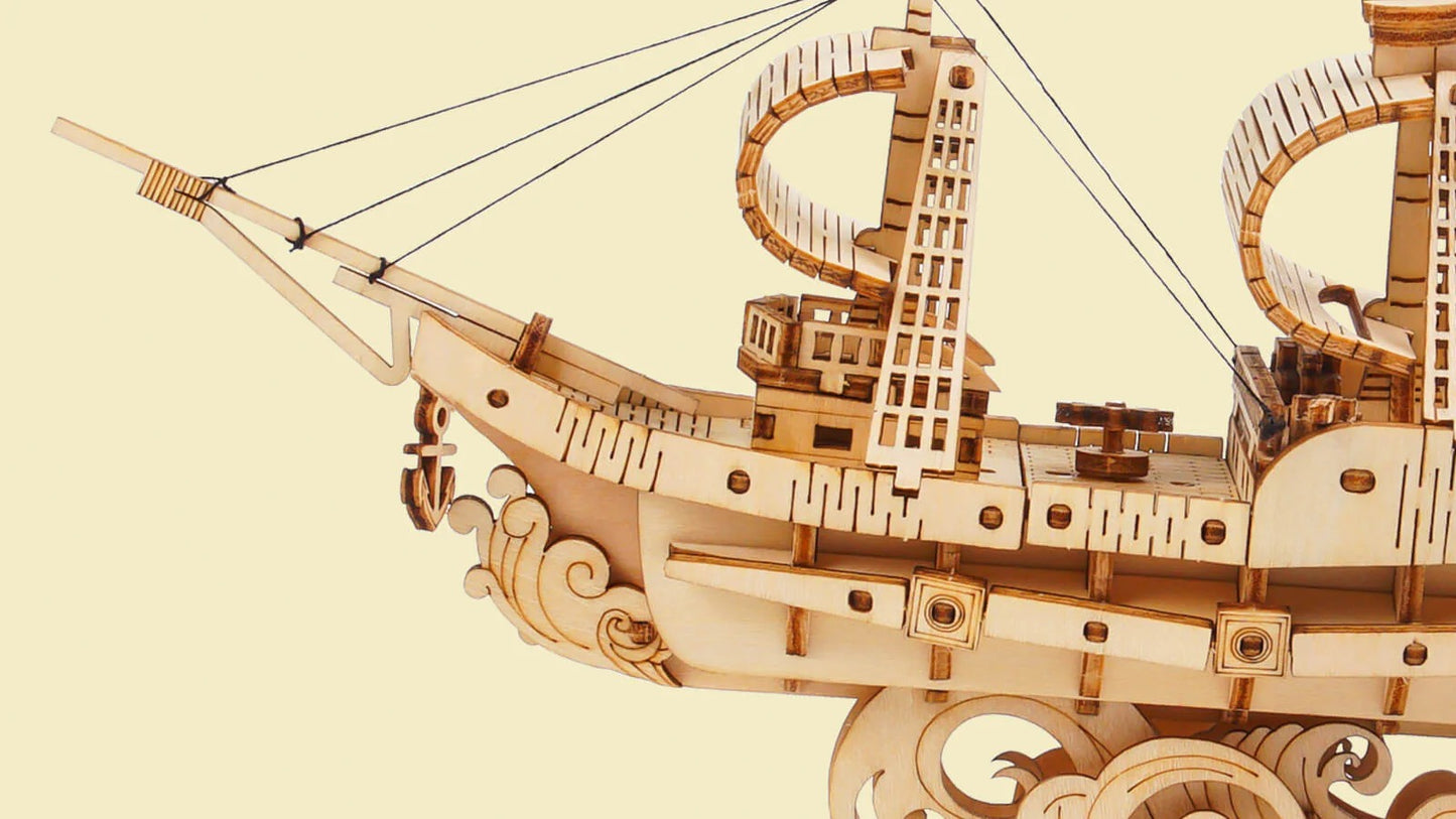 Rolife Cruise Ship Model 3D Wooden Puzzle ROETG306