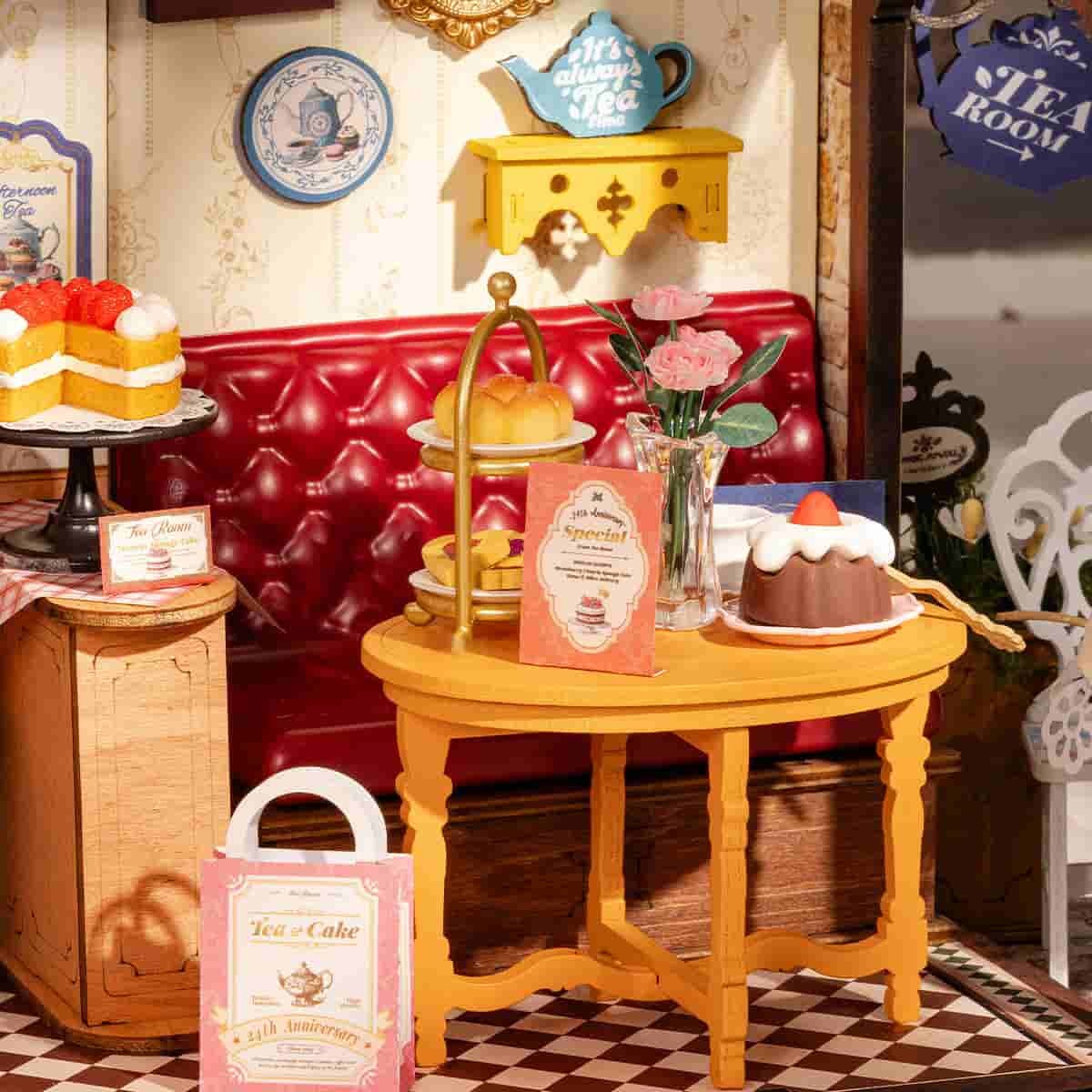 Rolife Leisure Time Tea Room DIY Miniature House DG171