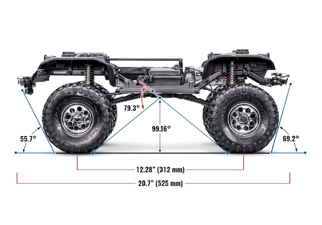 Traxxas TRX-4 1972 K5 Blazer High Trail - Red TRA92086-4RED