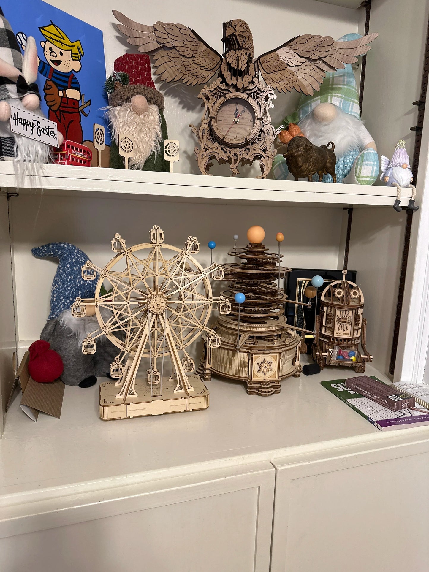 Rolife Ferris Wheel 3D Wooden Puzzle Music Box