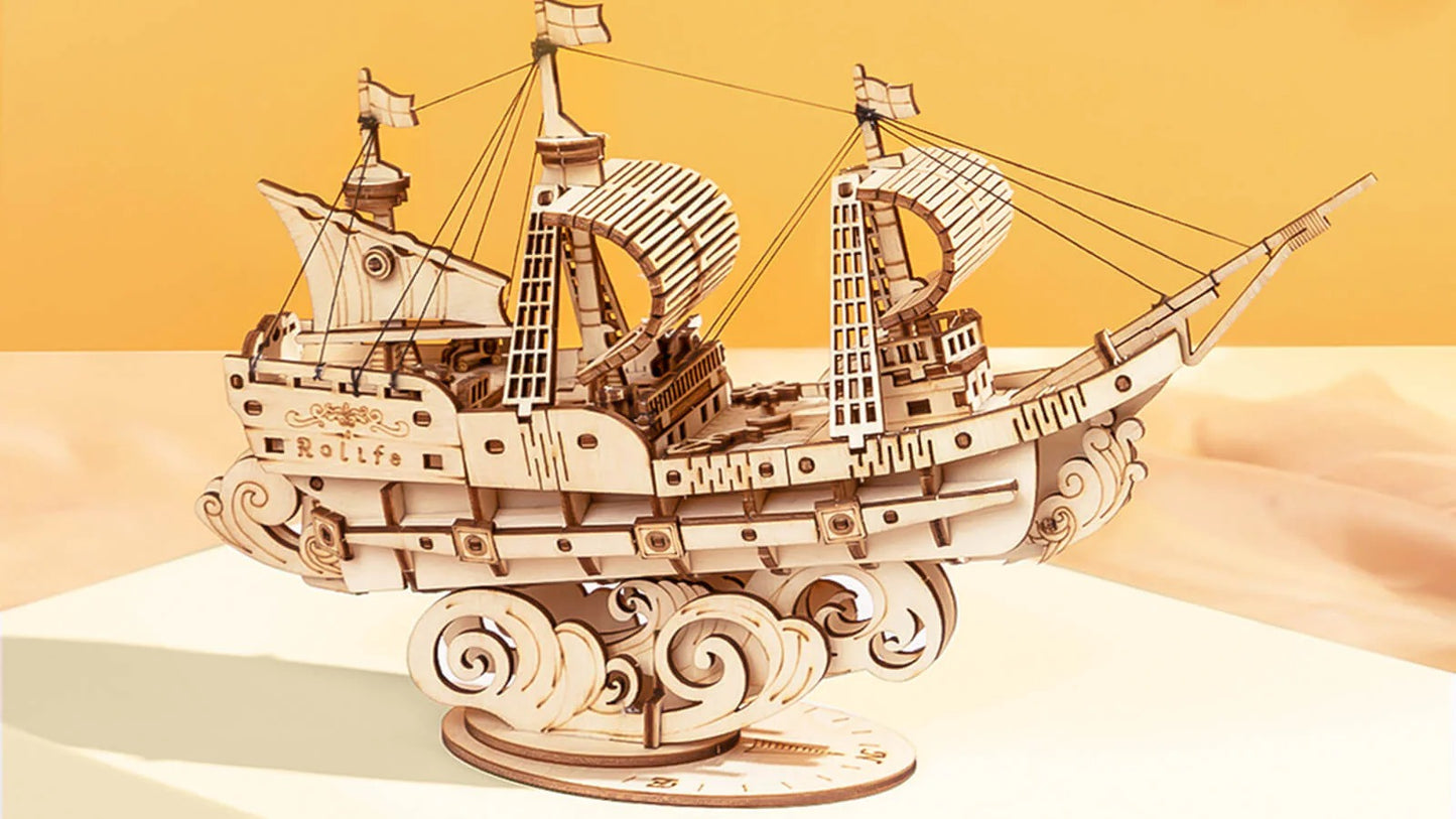 Rolife Cruise Ship Model 3D Wooden Puzzle ROETG306