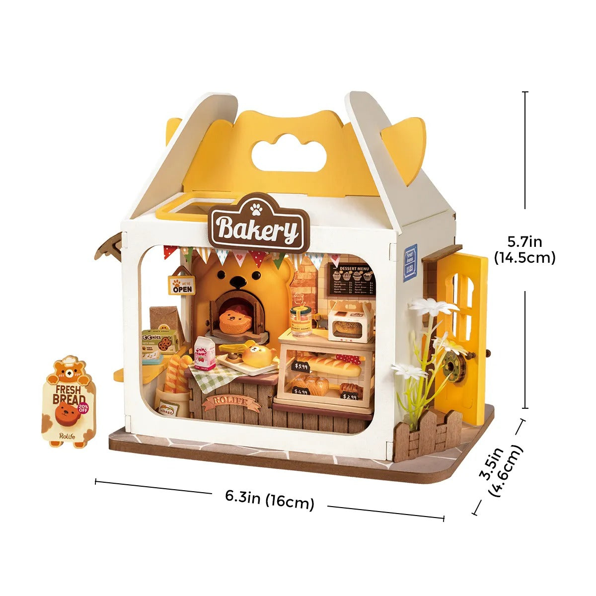 Rolife Teddy's Breadbox DIY Miniature House Kit
