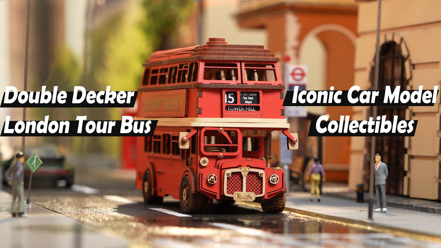 Rolife London Tour Bus 3D Wooden Puzzle