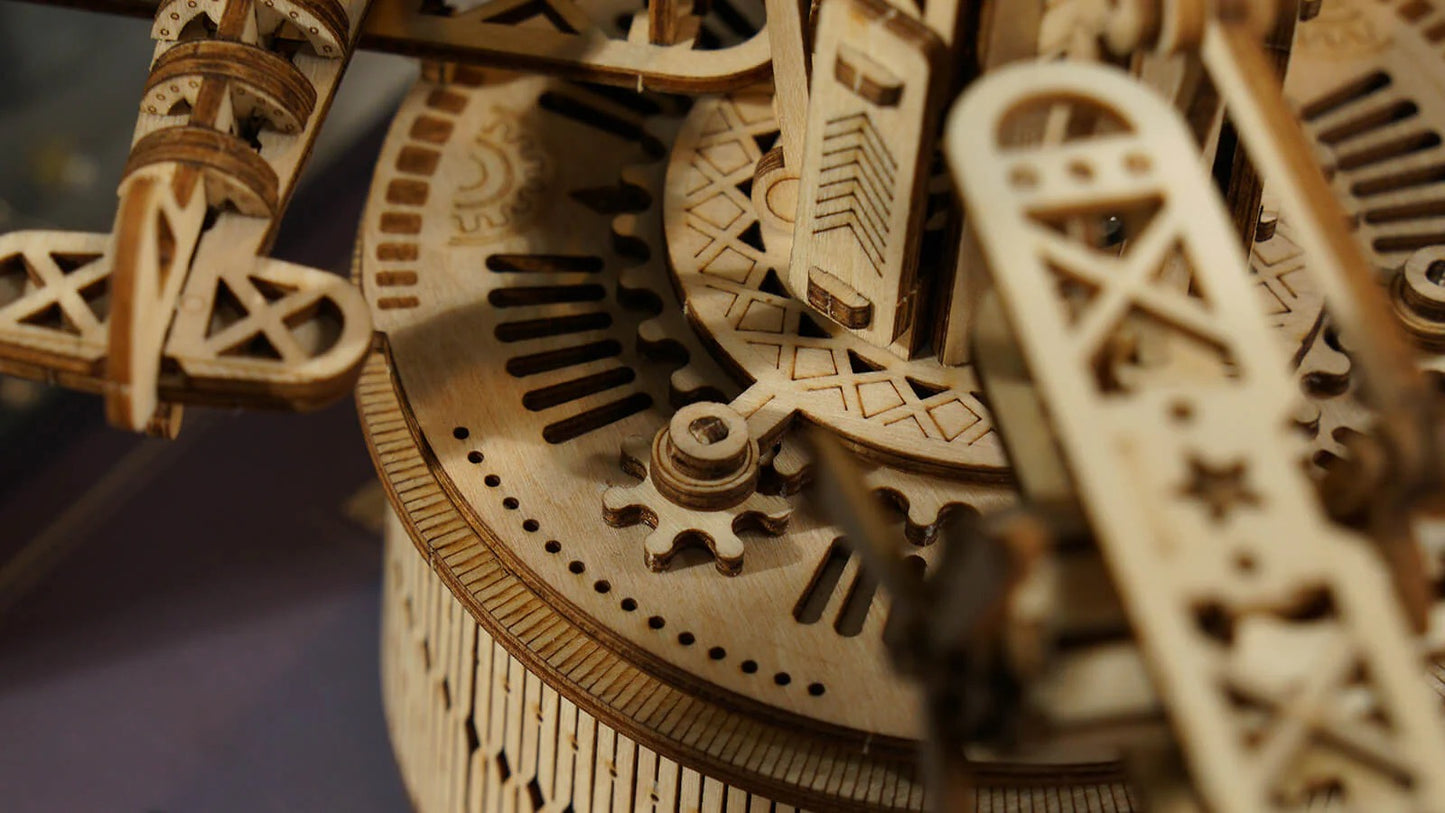 ROKR Airplane Control Tower Mechanical Music Box