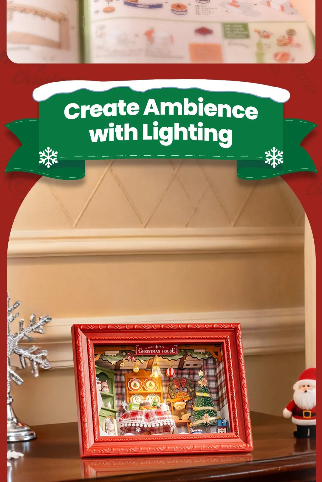 Rolife Christmas Eve Party 3D Wooden Puzzle