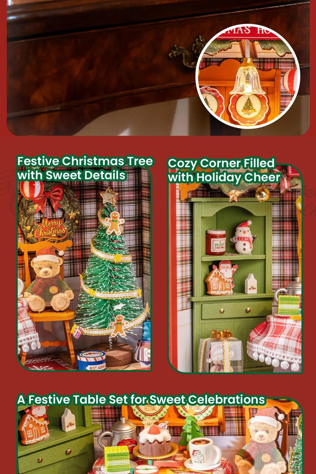 Rolife Christmas Eve Party 3D Wooden Puzzle