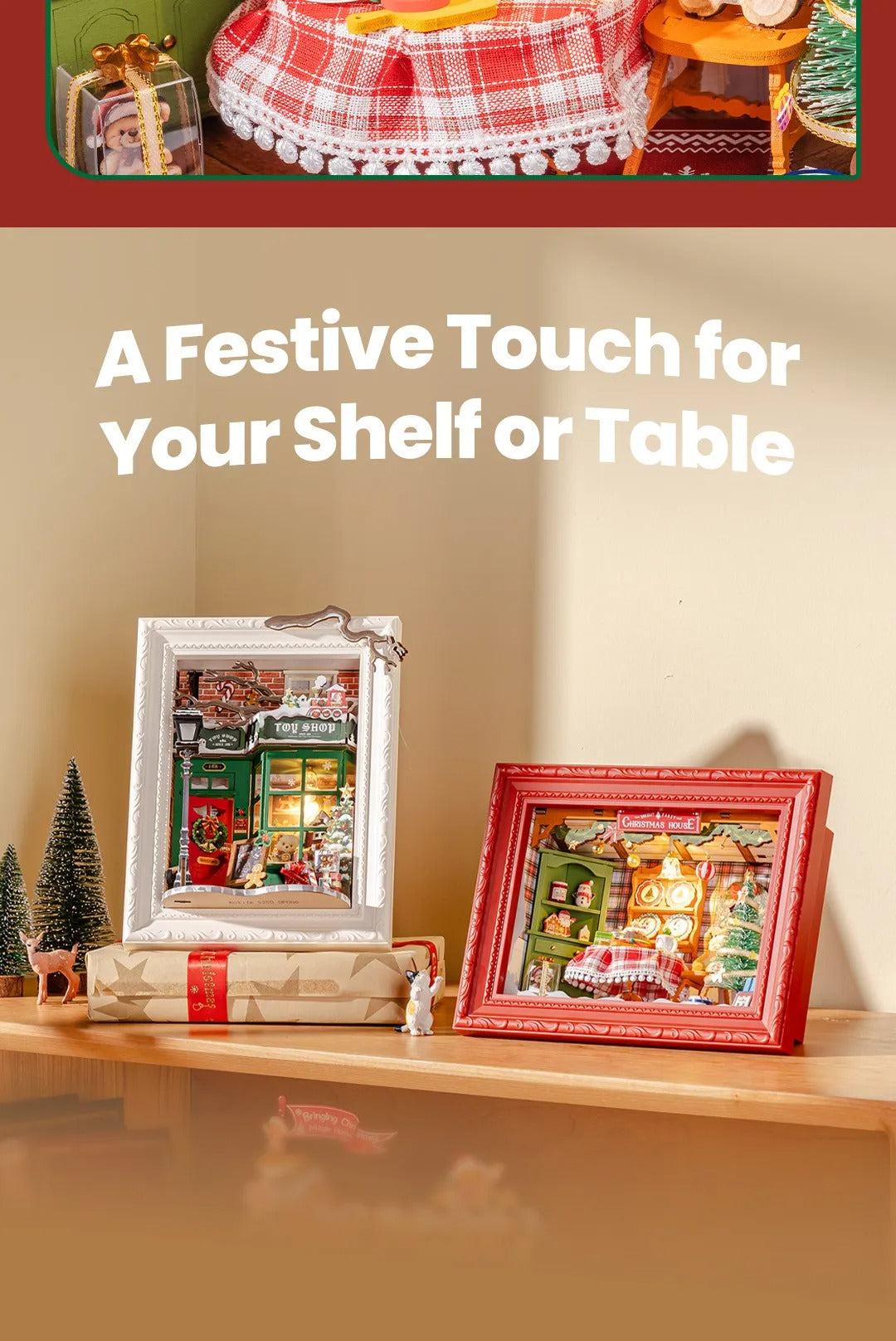 Rolife Christmas Eve Party 3D Wooden Puzzle