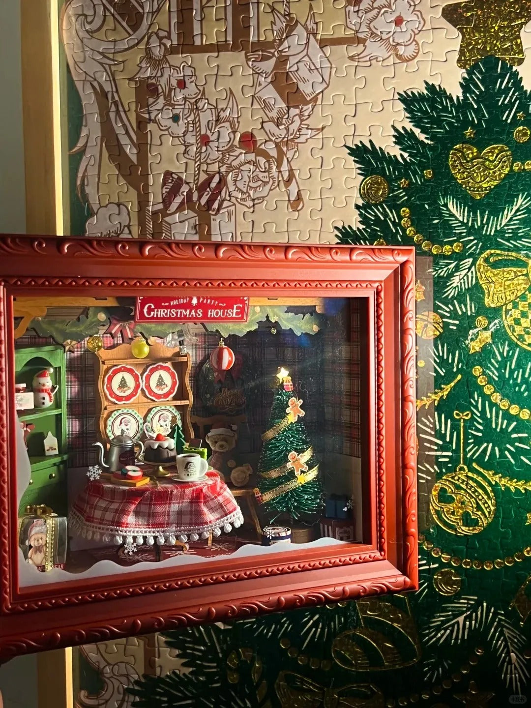 Rolife Christmas Eve Party 3D Wooden Puzzle