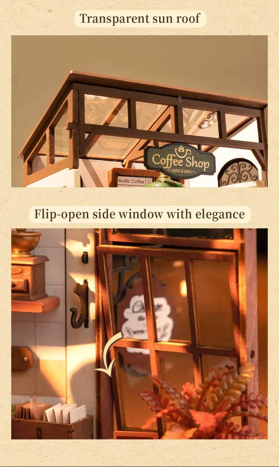 Rolife DIY Miniature House - Slow Life Cafe DG162