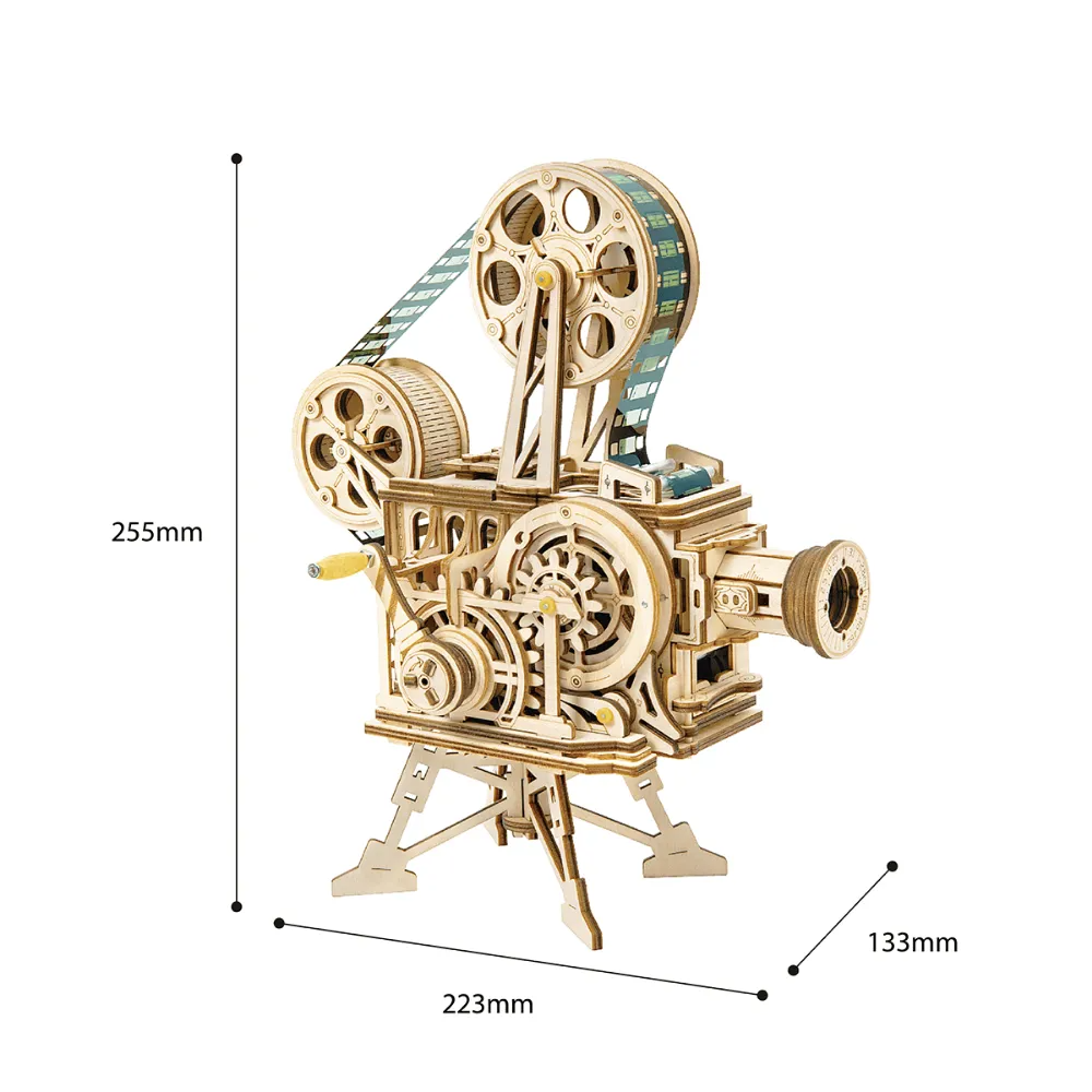 ROKR Vitascope Movie Projector 3D Wooden Puzzle