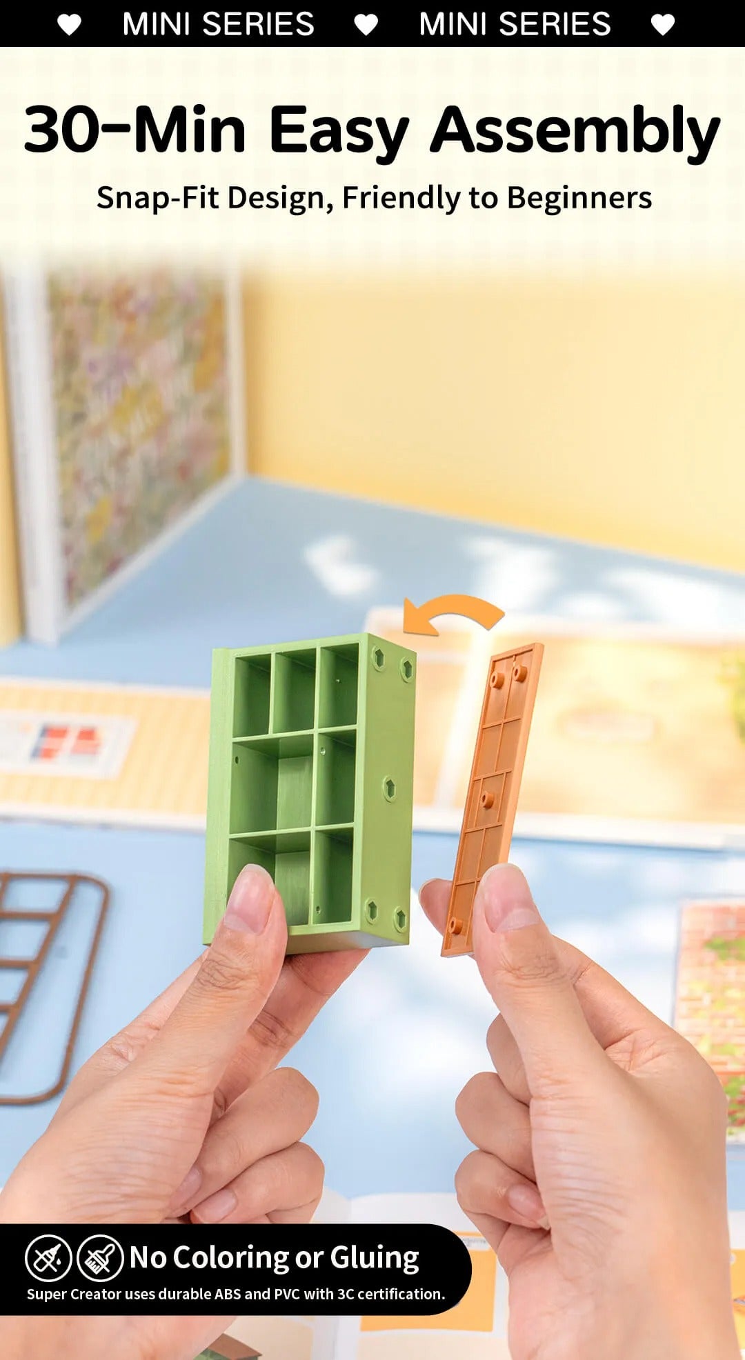 Rolife Sunshine Sip Porch Mini Super Creator DIY Miniature House DWS07B
