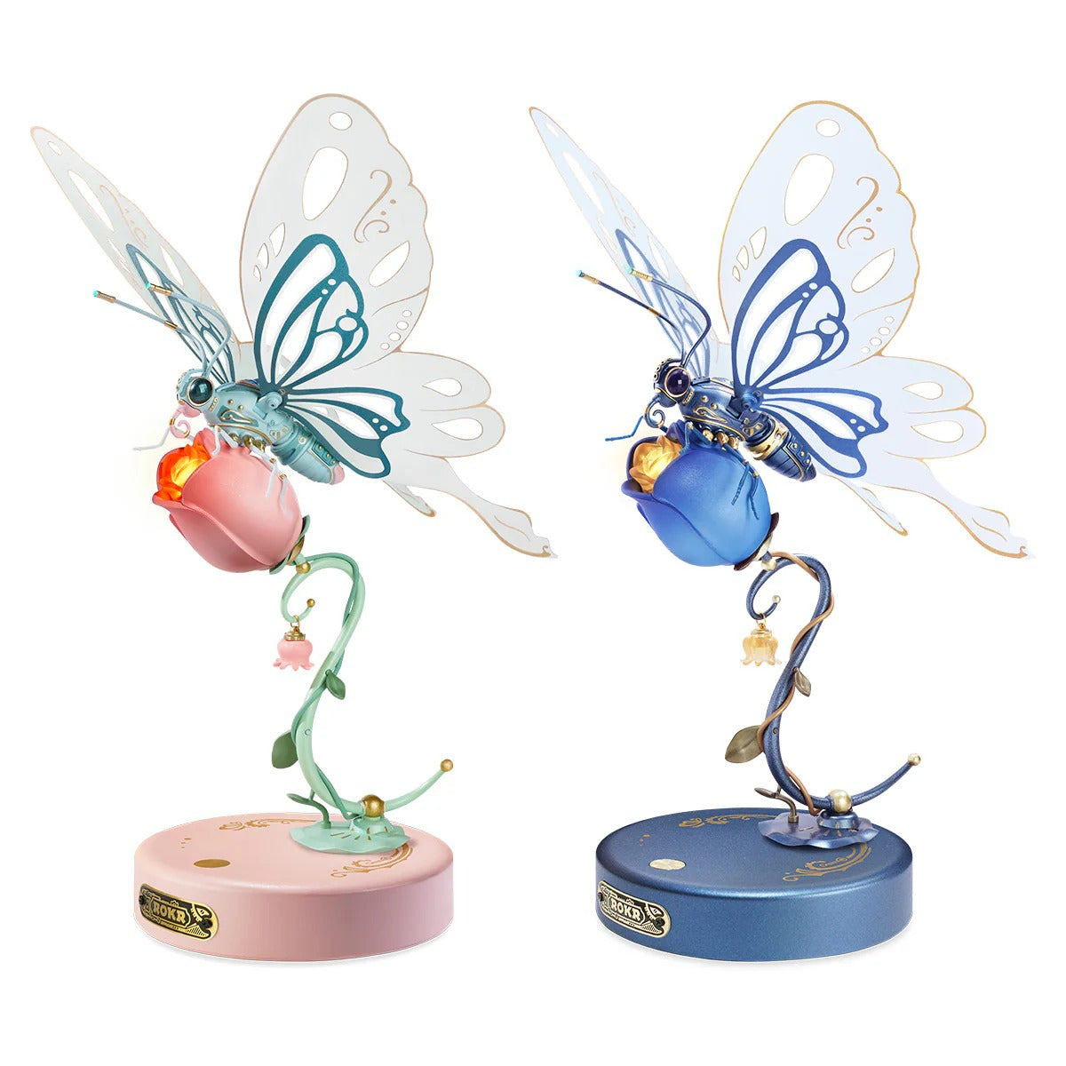 ROKR Butterfly (Blue) Model DIY 3D Puzzle