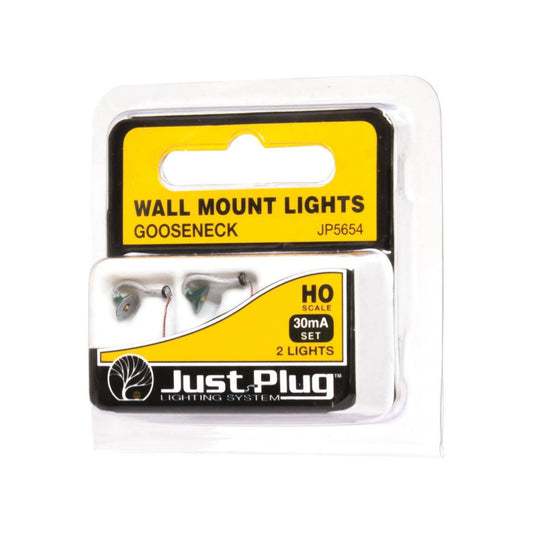 GOOSENECK WALL MOUNT LIGHTS (2/PKG) (HO) WOO5654
