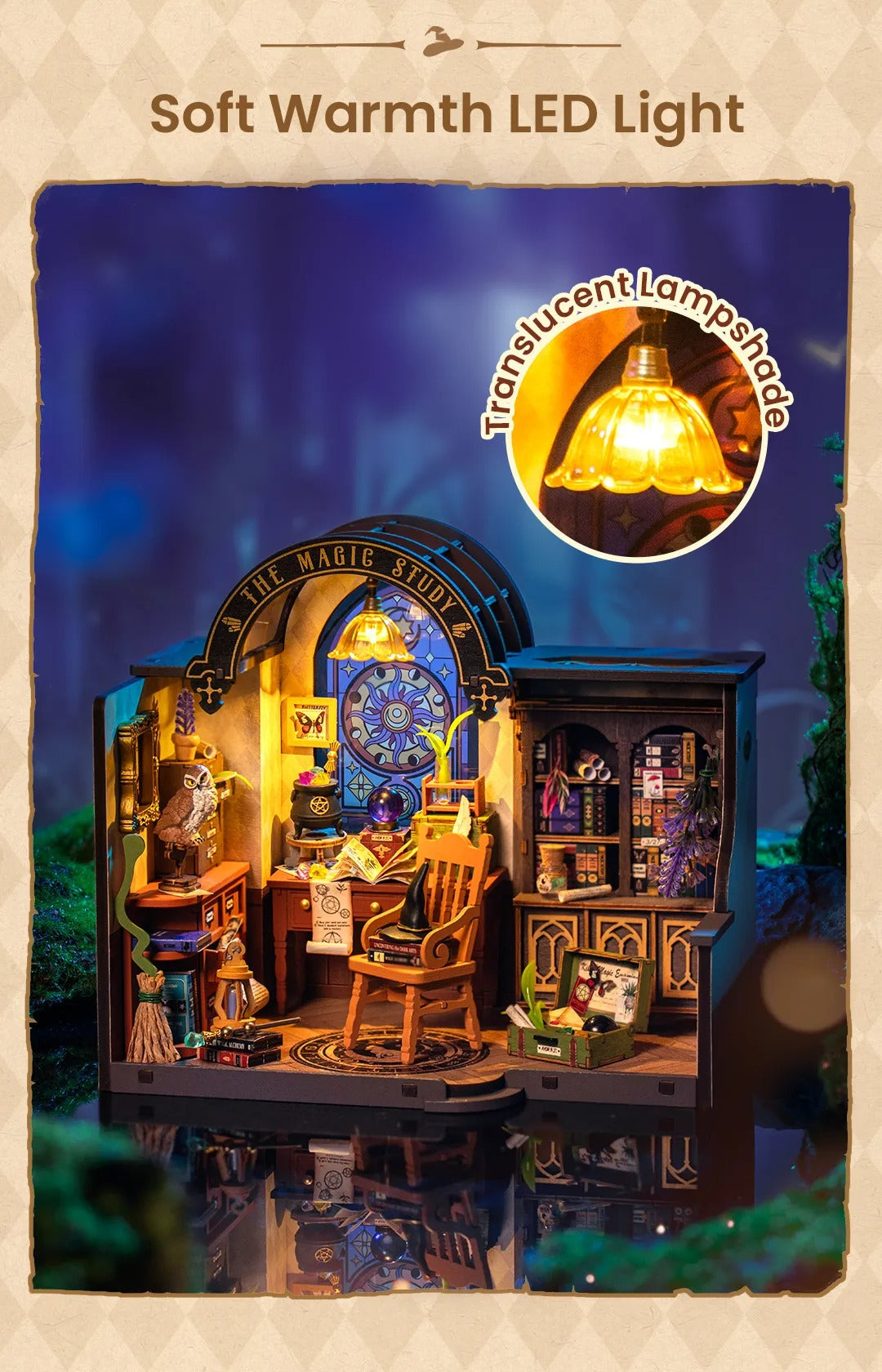 Rolife DIY Miniature House - The Magic Study DG166