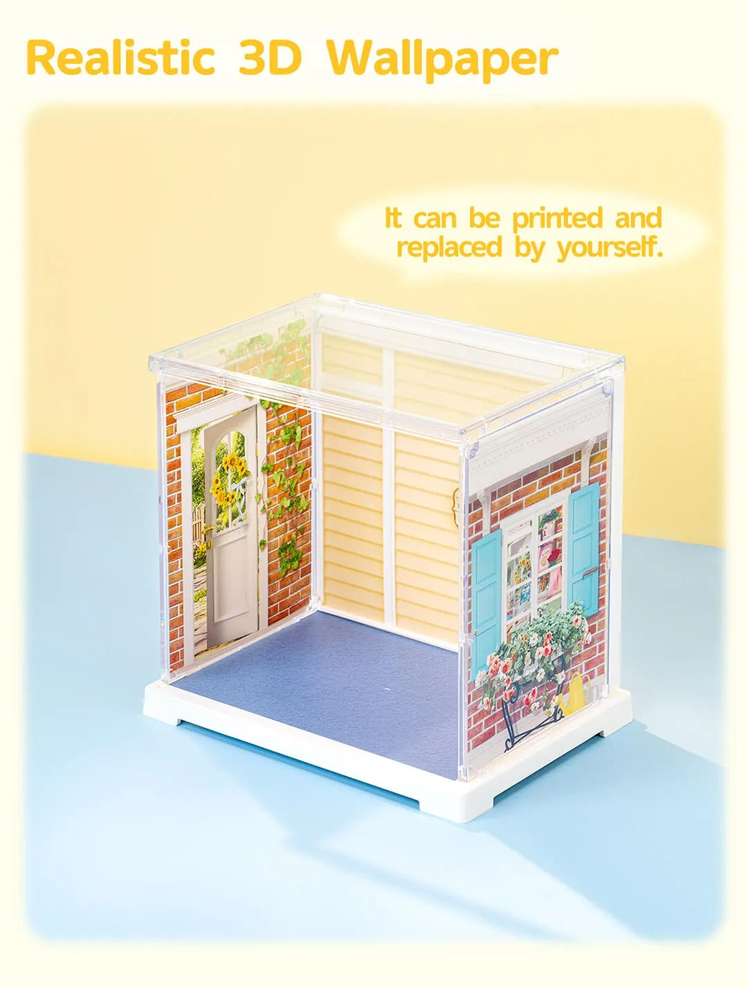 Rolife Sunshine Sip Porch Mini Super Creator DIY Miniature House DWS07B