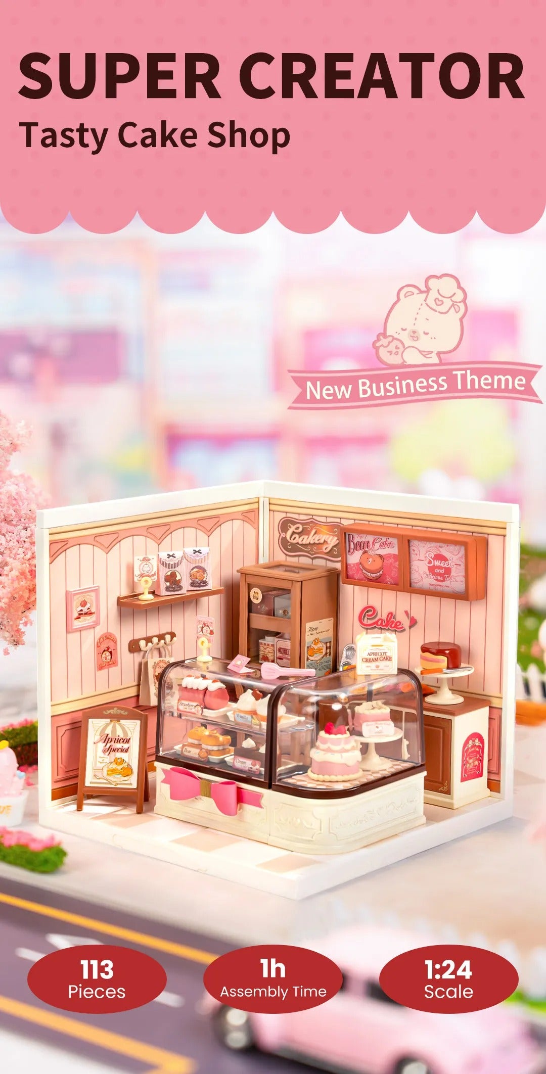 Rolife Super Creator Miniature House - Tasty Cake Shop DW019B