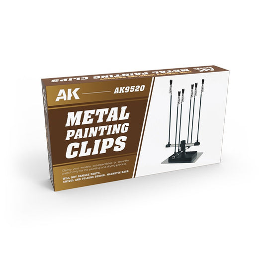 AK Interactive Metal Painting Clips (with magnetic base) AK-9520