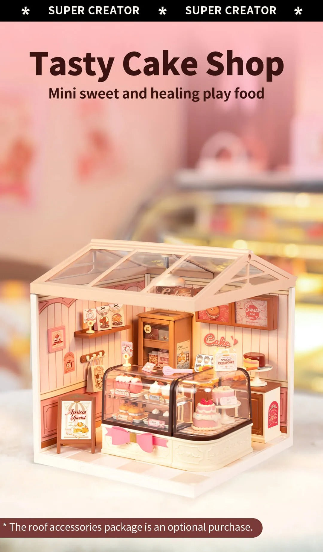 Rolife Super Creator Miniature House - Tasty Cake Shop DW019B