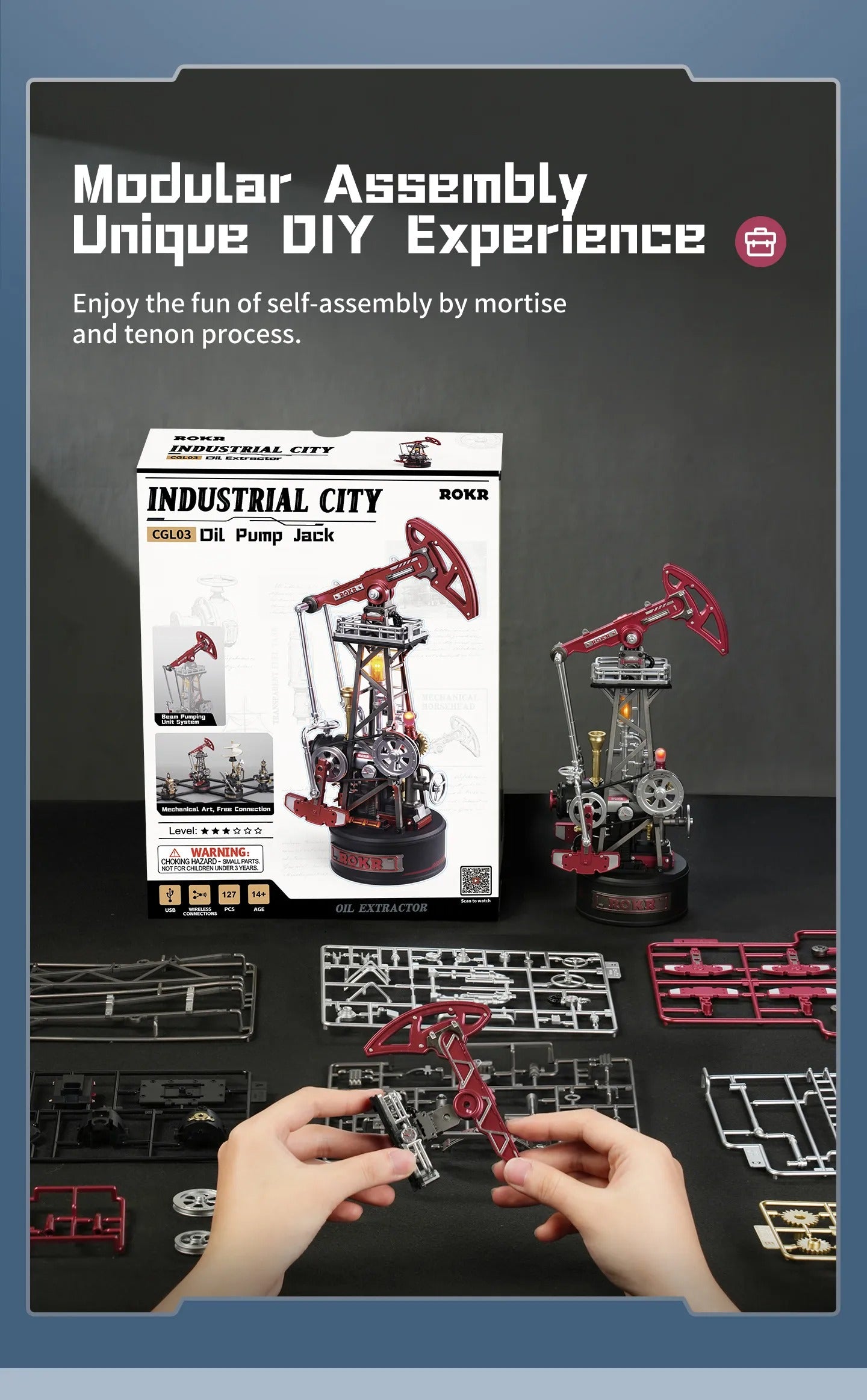ROKR Oil Extractor DIY Model Kit