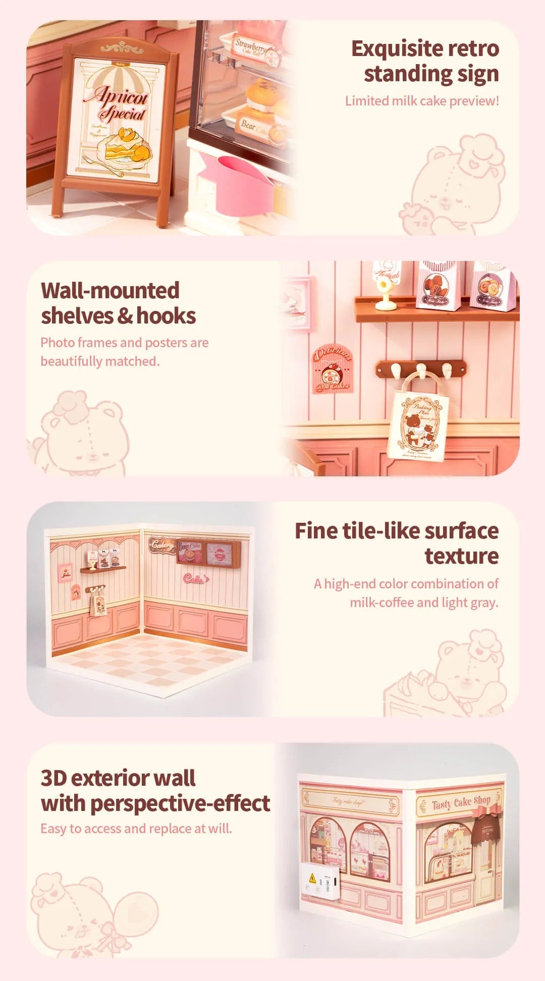 Rolife Super Creator Miniature House - Tasty Cake Shop DW019B