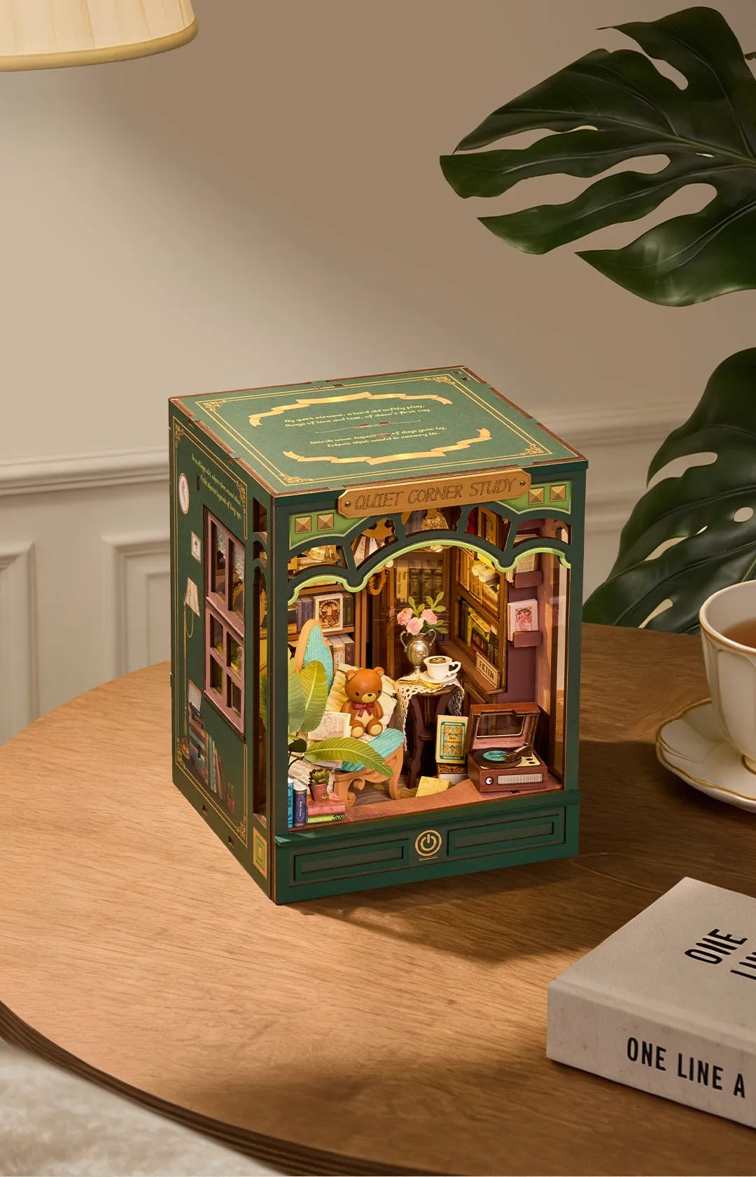 Rolife DIY Book Nook Kit - Quiet Corner Study TGE03