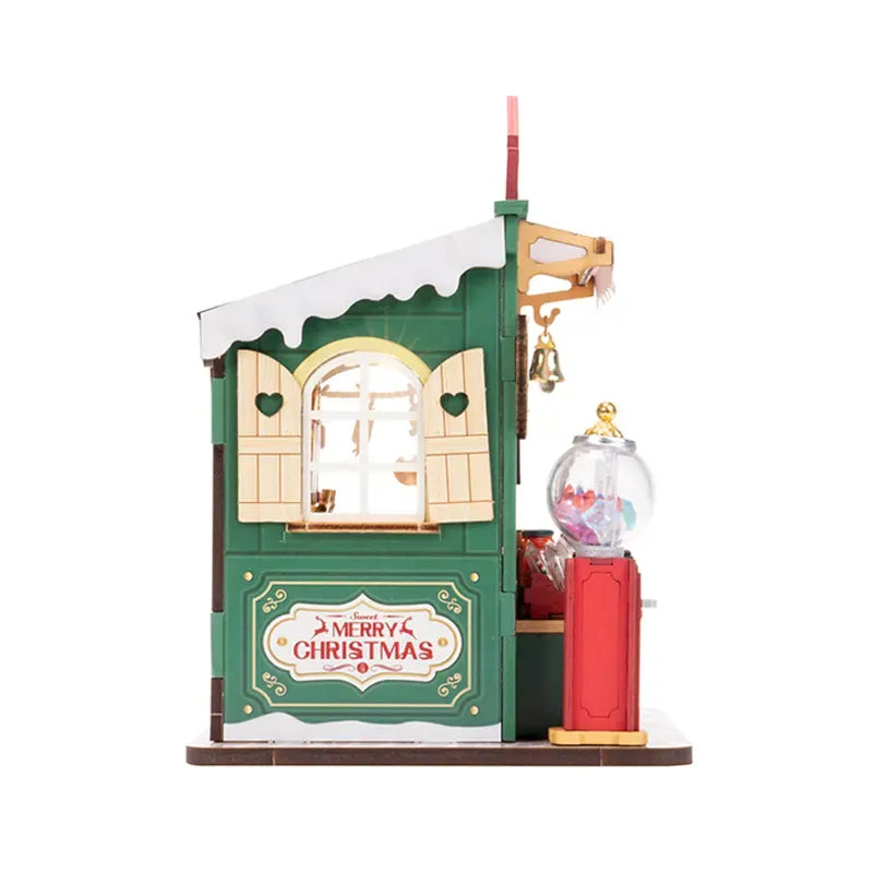 Rolife Christmas Candy Stand Xmas DIY House DS043
